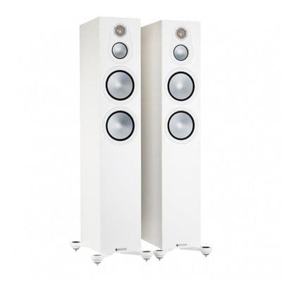 Monitor Audio Silver 300 7G Floorstanding Speaker (Pair) - Satin White Finish - Ex Demo