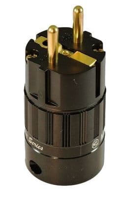 MS HD Power MS-GP G Gold Plated Schuko Plug