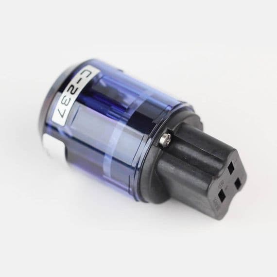 Oyaide C-237 Rhodium/Silver Plated 20 Amp IEC | Mains Iec Plugs | Audio Emotion