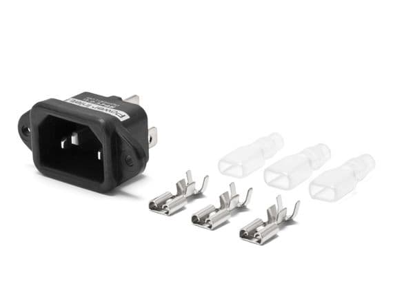 Oyaide Palladium/Platinum Power Inlet PP | Mains Iec Plugs | Audio Emotion