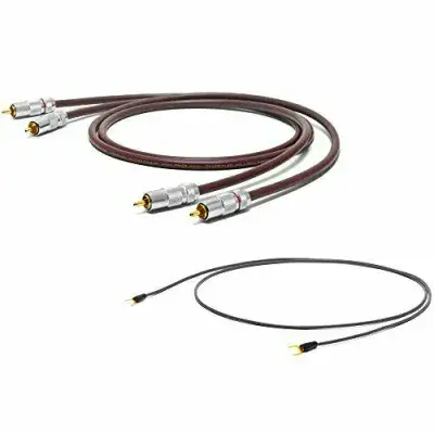Oyaide PH-01RR RCA to RCA Tonearm Cable - 1m