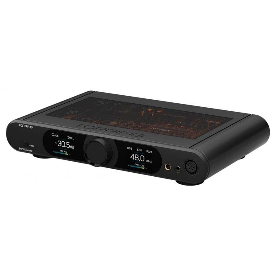 TOPPING DX9 DISCRETE Balanced Discrete R2R DAC Headphone Amplifier ...
