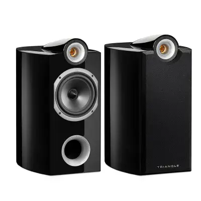 Triangle Theta Signature Bookshelf Speakers - Gloss Black