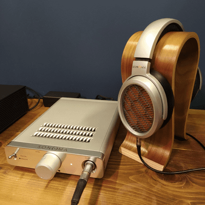 Warwick / Sonoma Acoustics M1 Headphones + M1 Amplifier - Silver Edition combo