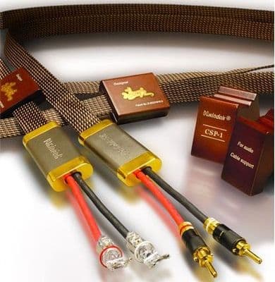 Xindak FS-Gold SE Reference  Gold/Silver Loudspeaker Cables - Pair-  2.5m