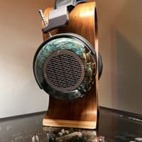 ZMF Aeolus Ltd - Stabilized Blue Resin Flake Open Back Headphones | Audio Emotion