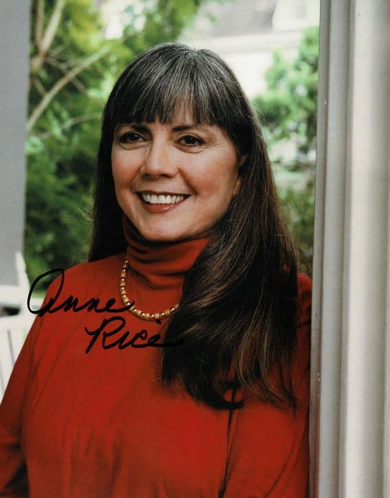 Anne Rice Autograph Signed Photo - Vampire Chronicles