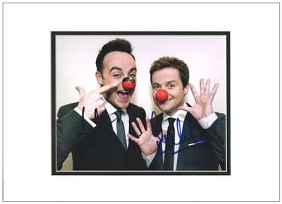 Ant & Dec Autograph Signed Photo