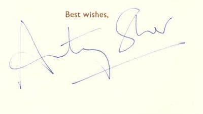 Anthony Sher Autograph Display