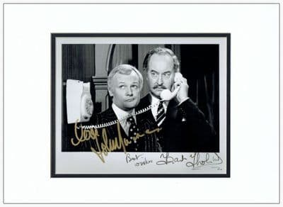 Are You Being Served? Autograph Signed Photo - Thornton & Inman