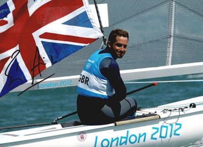 Ben Ainslie Autograph Signed Photo