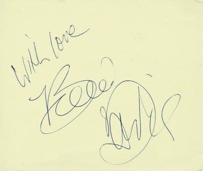 Billie Davis Autograph