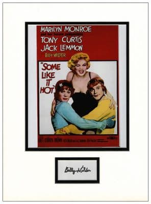 Billy Wilder Autograph Signed - Some Like It Hot