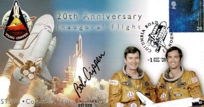 Bob Crippen Autograph Signed - Space Shuttle