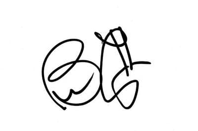 Bruce Forsyth Autograph Display