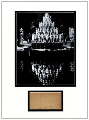 Busby Berkeley  Autograph Display