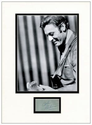Carl Perkins Autograph Display