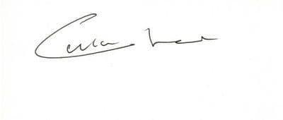 Carla Lane Autograph Display - Bread