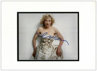 Cate Blanchett Autograph Signed Photo