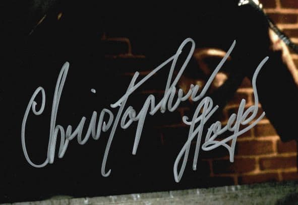 Christopher Lloyd のサイン Christopher Lloyd - Rare signed homemade trading card by