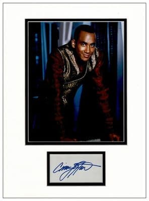 Cirroc Lofton Autograph Display - Deep Space Nine