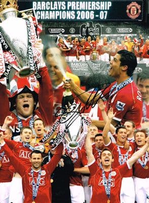 Cristiano Ronaldo Autograph Signed Photo - Manchester United
