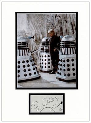 Cy Town Autograph Display - Dr Who