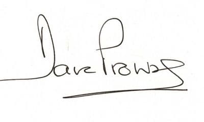 Dave Prowse Autograph - Darth Vader