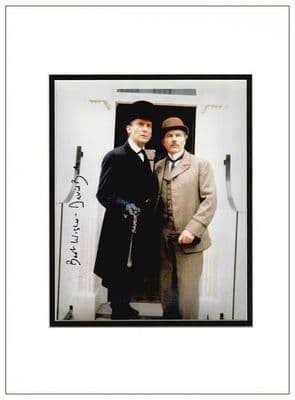 David Burke Autograph Signed Photo - Dr Watson