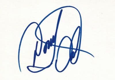 Donny Osmond Autograph