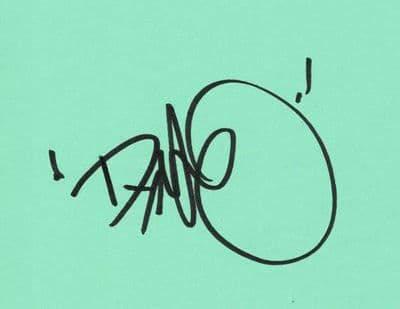 Dynamo Autograph Signed