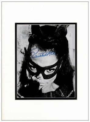 Eartha Kitt Autograph Signed Photo - Catwoman