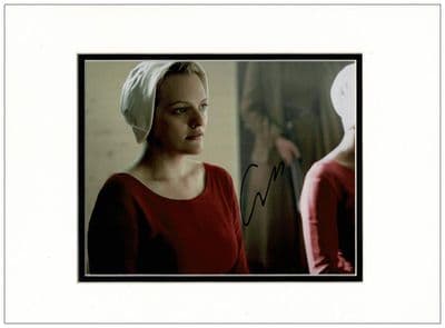 Elisabeth Moss Autograph Signed Photo - The Handmaid's Tale