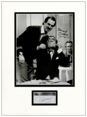 Fawlty Towers Signed Photo Display - Cleese Cribbins