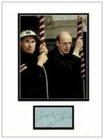 Frank Williams Autograph Display - Dad's Army