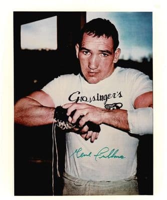 Gene Fullmer  Autograph Signed Photo