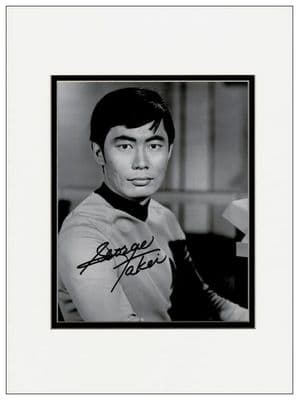 George Takei Autograph Photo - Star Trek