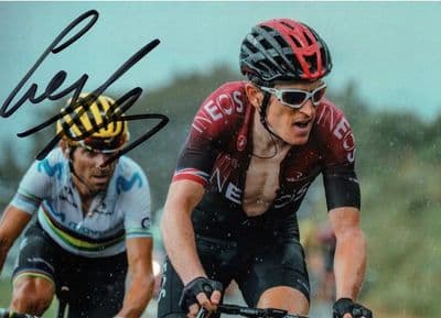 Geraint Thomas Autograph Photo - Tour de France