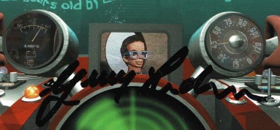 Gerry Anderson Autograph Signed Display - Thunderbirds
