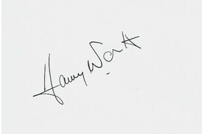 Harry Worth Autograph Signed Display