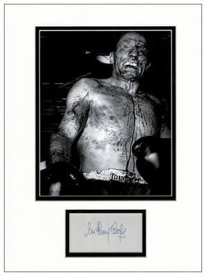 Henry Cooper Autograph Display