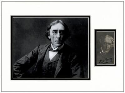 Henry Irving Autograph Signed Photo Display