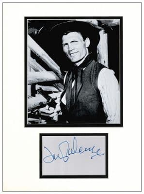 Jack Palance Autograph Display