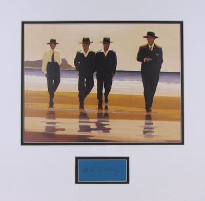 Jack Vettriano Autograph Display - The Billy Boys