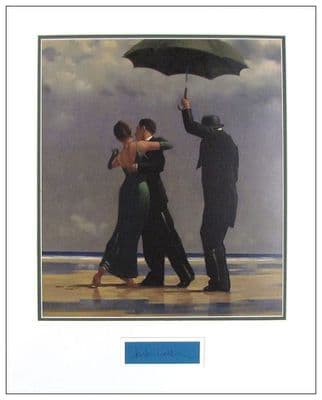 Jack Vettriano Signed Display - Dancer In Emerald