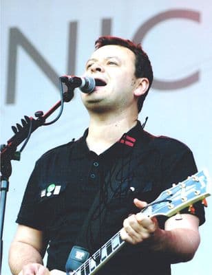 James Dean Bradfield Signed Autograph Photo - Manic Street Preachers