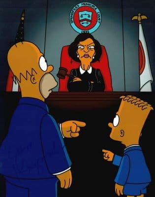 Jane Kaczmarek Autograph Signed Photo - The Simpsons