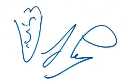 Jay Leno Autograph Display