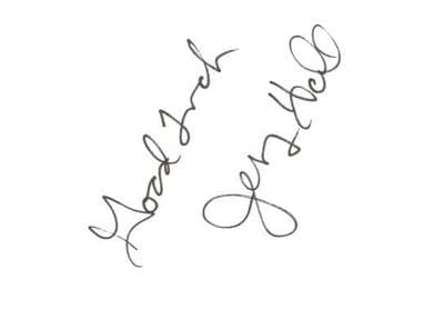 Jerry Hall Autograph Display