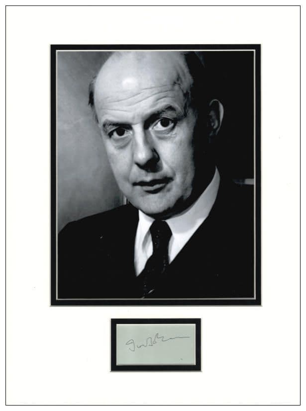 John Betjeman Autograph Signed Display